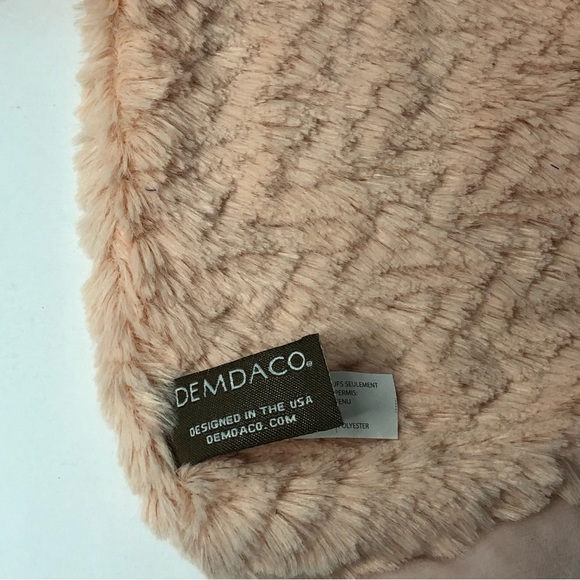 Demdaco Flamingo Bird Pink Minky Baby Lovey Security Blanket Rattle Soft Plush - Picture 4 of 4